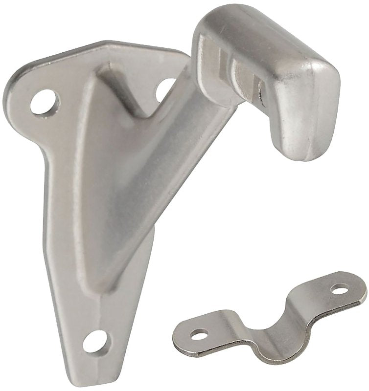 National Hardware N830-132 Handrail Bracket, Zinc, Satin Nickel