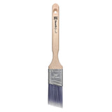 Nour 4441-37N Paint Brush, 1-1/2 in W, Angular Brush, Synthetic Bristle, Sash Handle