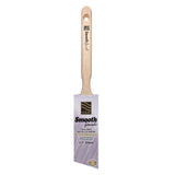Nour 4441-37N Paint Brush, 1-1/2 in W, Angular Brush, Synthetic Bristle, Sash Handle