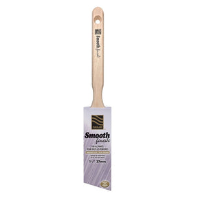 Nour 4441-37N Paint Brush, 1-1/2 in W, Angular Brush, Synthetic Bristle, Sash Handle