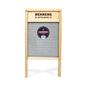 Behrens BWBG12 Galvanized Washboard, 1-3/4 in L, 12-3/8 in W, Wood