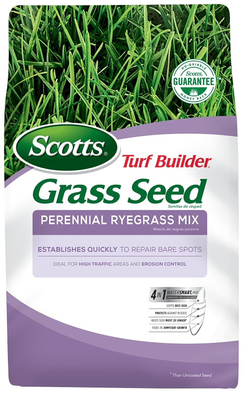 Scotts Turf Builder 18363 Perennial Ryegrass Mix Grass Seed, 7 lb Bag