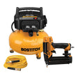 Bostitch BTFP1KIT18SP Electric Air Compressor Kit, Tool Only, 6 gal Tank, 120 V, 150 psi Pressure, 2.6 scfm Air