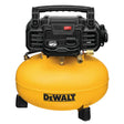 DEWALT DXCM55126 Portable Air Compressor, Electric, 6 gal Tank, 0.9 hp, 120 V, 165 psi Pressure, 1-Stage, 2.6 scfm Air