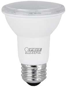 Feit Electric R20/850/10KLED/3 Reflector LED Bulb, Corncob, R20 Lamp, 45 W Equivalent, E26 Medium Lamp Base, Daylight, Pack of 6