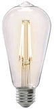 Feit Electric ST19/CL/VG/LED LED Bulb, Decorative, 400 Lumens, 5.5 W, ST19 Lamp, 60 W Equivalent, E26 Lamp Base, Clear