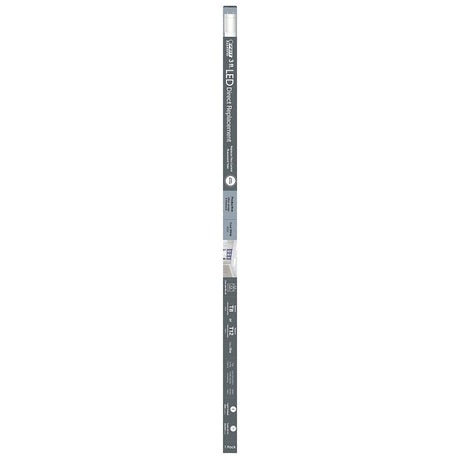 Feit Electric T36/840/LEDG2 Plug and Play Tube, 120 to 277 VAC, 12 W, LED Lamp, 1450 Lumens, 4100 K Color Temp
