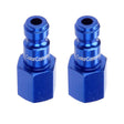 ColorConnex A72430C-2PK Plug, Automotive Interchange, 1/4 in, FNPT, Aluminum, 2/PK