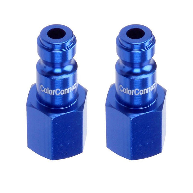 ColorConnex A72430C-2PK Plug, Automotive Interchange, 1/4 in, FNPT, Aluminum, 2/PK