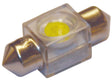 SeaDog 442142 Nickel Plated Brass 2 LED White Lights 12.8V .8 Watt Sealed Festoon