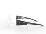 Edge CV111 Safety Glasses, Anti-Scratch Lens, Wraparound Frame, Nylon Frame, Black Frame, UV Protection: 99.9 %
