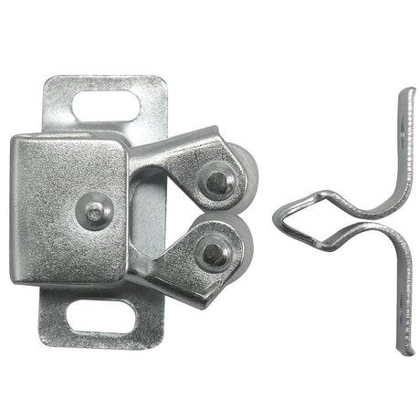 Laurey 04301 Double Roller Catch, Steel, Zinc