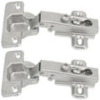 Laurey 10100 Cabinet Hinge, 110 deg Hinge Opening, Chrome