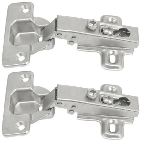 Laurey 10100 Cabinet Hinge, 110 deg Hinge Opening, Chrome