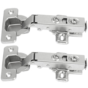 Laurey 10101 Aero Cabinet Hinge, 110 deg Hinge Opening, Self Close, Chrome