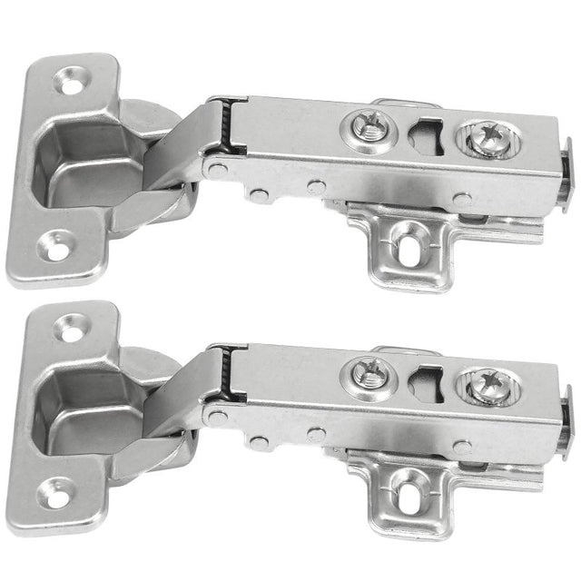 Laurey 10101 Aero Cabinet Hinge, 110 deg Hinge Opening, Self Close, Chrome