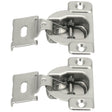 Laurey 10400 Cabinet Hinge, 1/2 in Overlay, Chrome
