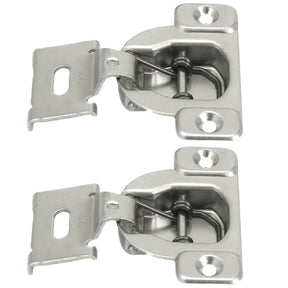 Laurey 10400 Cabinet Hinge, 1/2 in Overlay, Chrome