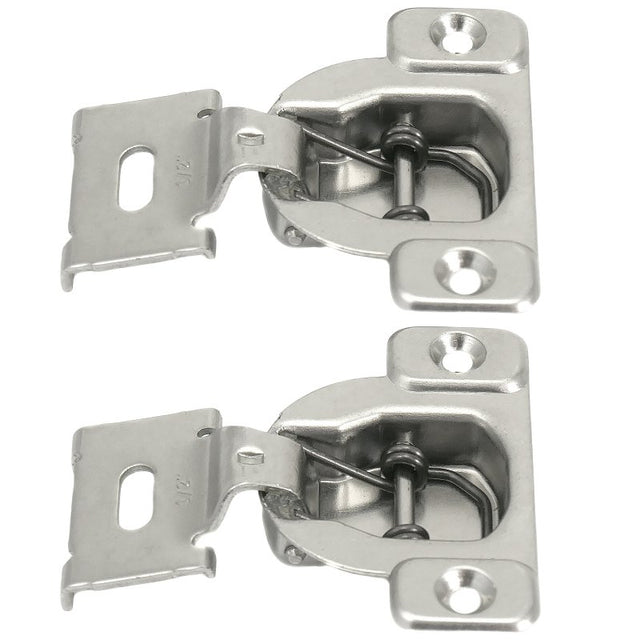 Laurey 10400 Cabinet Hinge, 1/2 in Overlay, Chrome