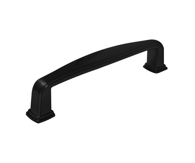 Laurey Summerland Series 12020 Squared Foot Cabinet Pull, 4.19 in L Handle, 0.55 in H Handle, 1.37 in Projection, Zinc