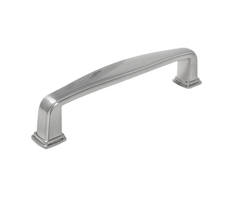 Laurey Summerland Series 12059 Squared Foot Cabinet Pull, 4.19 in L Handle, 0.55 in H Handle, 1.37 in Projection, Zinc