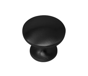 Laurey Wellington Series 12320 Cabinet Knob, 0.86 in Projection, Zinc, Matte Black