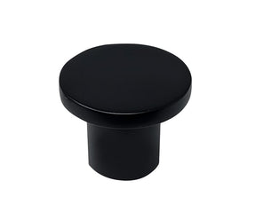 Laurey Wynwood Series 12520 Cabinet Knob, 0.78 in Projection, Zinc, Matte Black
