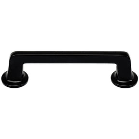 Laurey Princeton Series 13320 Cabinet Pull, 30 mm L Handle, 7.5 mm H Handle, Matte Black