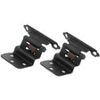 Laurey 28620 Hinge, 3/8 in Inset, Self Close, Matte Black
