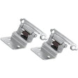 Laurey 28626 Cabinet Hinge, 3/8 in Inset, Self Close, Polished Chrome