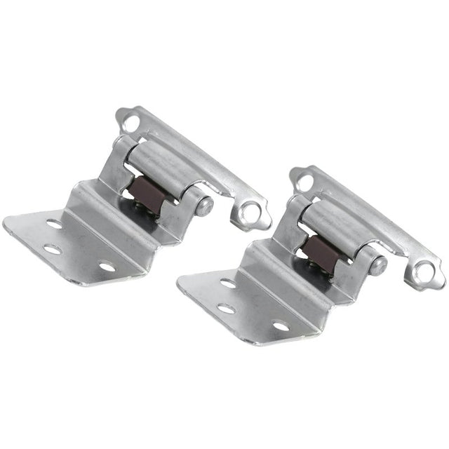 Laurey 28626 Cabinet Hinge, 3/8 in Inset, Self Close, Polished Chrome