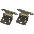 Laurey 28705 Cabinet Hinge, Self Close, Antique Brass