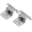 Laurey 28726 Cabinet Hinge, Self Close, Polished Chrome