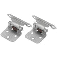 Laurey 28739 Cabinet Hinge, Self Close, Satin Chrome