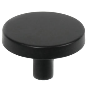 Laurey 34520 Tech Knob, 0.79 in Projection, Zinc, Matte Black