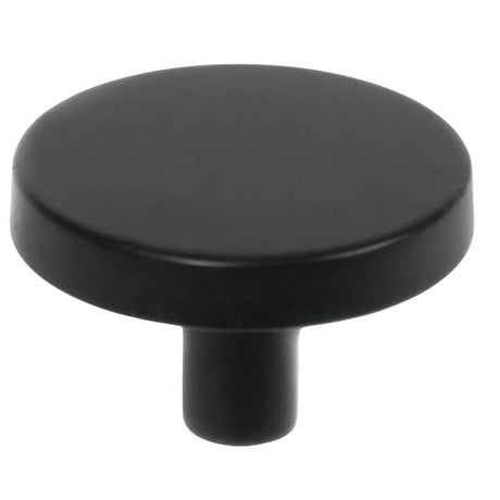 Laurey 34520 Tech Knob, 0.79 in Projection, Zinc, Matte Black