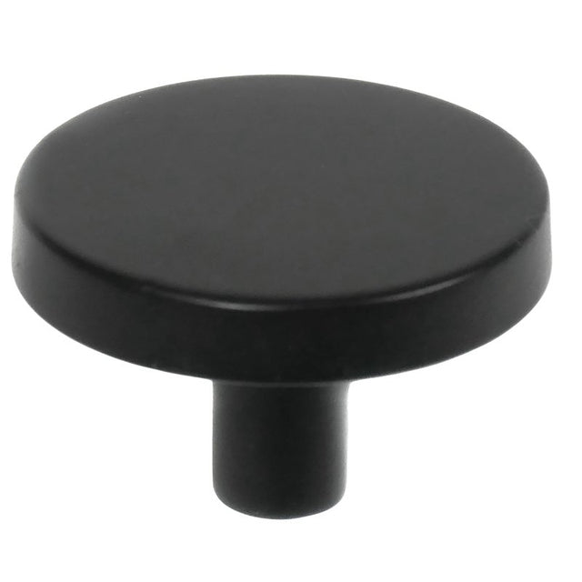 Laurey 34520 Tech Knob, 0.79 in Projection, Zinc, Matte Black