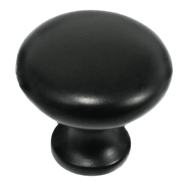 Laurey Danica Series 54420 Cabinet Knob, Matte Black