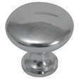 Laurey Ultima Series 54626 Cabinet Knob, 1.18 in Projection, Zinc, Chrome