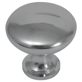 Laurey Ultima Series 54626 Cabinet Knob, 1.18 in Projection, Zinc, Chrome