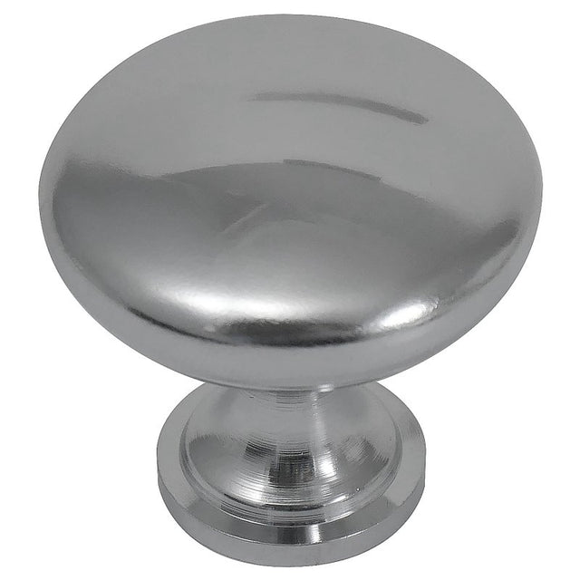 Laurey Ultima Series 54626 Cabinet Knob, 1.18 in Projection, Zinc, Chrome