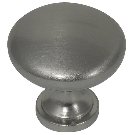 Laurey Ultima Series 54628 Hollow Knob, 30 mm Projection, Steel, Brushed Satin Nickel