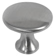 Laurey Richmond Series 55559 Cabinet Knob, 1 in Projection, Zinc, Satin Pewter