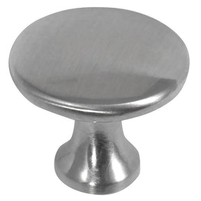 Laurey Richmond Series 55559 Cabinet Knob, 1 in Projection, Zinc, Satin Pewter