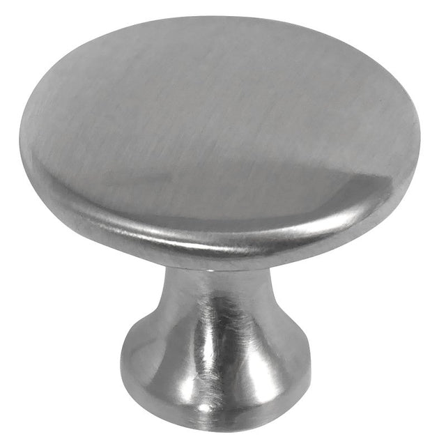 Laurey Richmond Series 55559 Cabinet Knob, 1 in Projection, Zinc, Satin Pewter