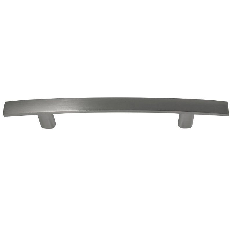 Laurey Contempo Series 55728 Cabinet Pull, 133 mm L Handle, 25 mm H Handle, Zinc, Satin Nickel