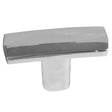 Laurey Contempo Series 55926 Cabinet Knob, 1.06 in Projection, Zinc, Polished Chrome