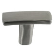 Laurey Contempo Series 55928 Cabinet Knob, 1.06 in Projection, Zinc, Satin Nickel