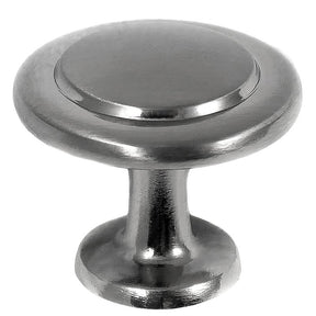 Laurey Newport 57028 Cabinet Knob, 1.02 in Projection, Zinc, Satin Nickel