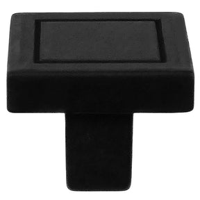 Laurey Cosmopolitan Series 72820 Cabinet Knob, 0.8 in Projection, Zinc, Matte Black